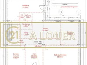 Sud de Caen - A LOUER - 280 m² de bureaux neufs sur 2 niveaux