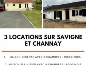 Maison de prestige en location Savigné-sur-Lathan  Centre