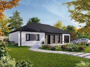 Terrain avec maison neuve à vendre