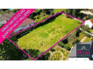 Terrain constructible viabilisé à vendre