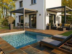 Terrain avec maison neuve à vendre