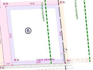 Terrain constructible à vendre