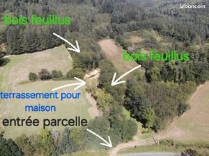 Terrain constructible pour maison