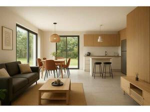 Terrain avec maison neuve à vendre