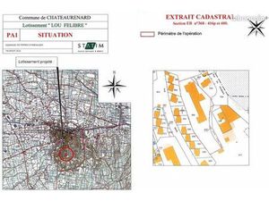 Terrain 340 m² Chateaurenard
