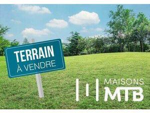 Terrain constructible viabilisé à vendre
