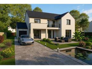 Terrain avec maison neuve à vendre