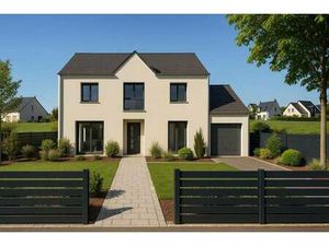 Terrain avec maison neuve à vendre