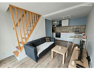 T2 Duplex meublé proche bourg Ouistreham (toutes charges comprises : eau  chauffage  elec 