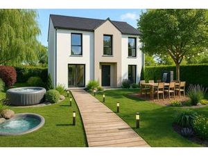 Terrain avec maison neuve à vendre