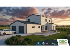 Terrain avec maison neuve à vendre