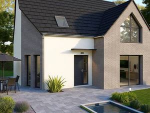 Terrain avec maison neuve à vendre