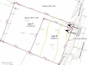 Terrain 1075m² Montauban de Luchon