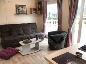 GUERLEDAN PLAGE chalet 35m2 tout confort en par résidentiel