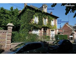 Grande maison de 194m² sur propriété de 2778m² centre ville  avec en plus un local profess