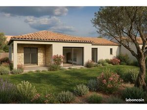 Maison neuve de plein pied + garage