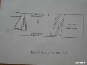 Terrain clos de 1 660 m² avec dépendances