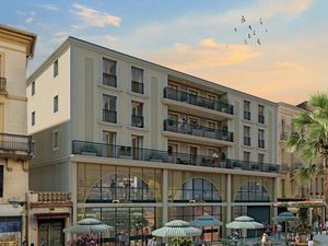 Bureau neuf lumineux à louer en hyper centre-ville de Hyères au dessus des Halles VICTORIA