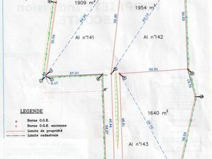 A vendre 3 terrains constructibles > 1600 m²