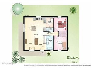 Maison 3 pièces 73 m²