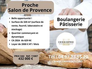 Boulangerie  pâtisserie 320 m² Salon-de-Provence