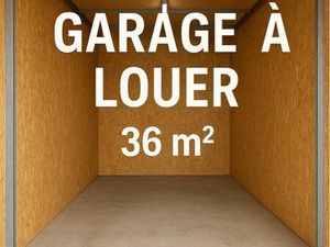 Garage 36 m2 à louer