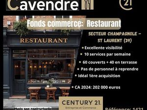 Restaurant 1 m² CHAMPAGNOLE