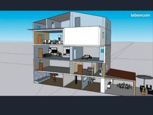 Immeuble 4 appart et local com + comble aménageables