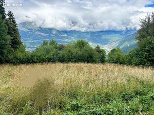 Terrain constructible de 1500 m²-Vue sur le Mont Blanc