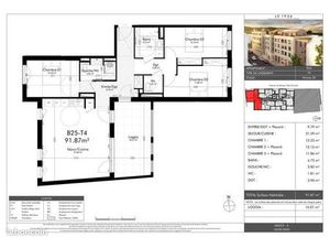 Appartement 4 pièces 91 m²