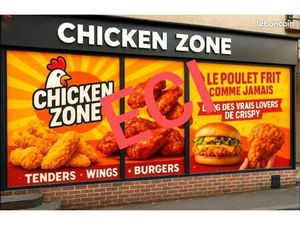 Fonds de commerce restauration rapide 65 m²