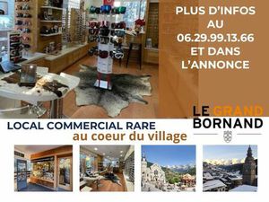 Vente fonds commerce et murs grand bornand