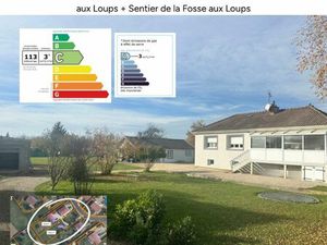 À Loisy sur Marne - Propriété de 2 maisons + 1 garage sur 2 terrains constructibles d’une 