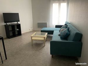 F2 meublé 48m2 proche gare + parking