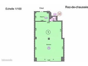 Boutique 65 m² PARIS