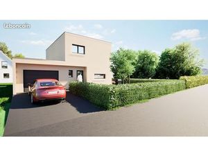 Terrain constructible VIABILISE DISPONIBLE – avec permis accordé – PLEIN SUD sans vis-à-vi