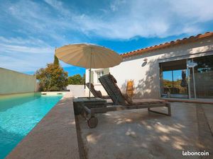 Villa 3 chambres avec piscine  à 5 min d’Uzès  vue imprenable