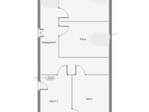 Local commercial 160m2 centre ville