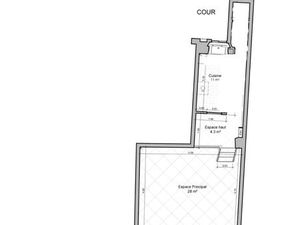 Murs + Fond de commerce idéal restaurant/traiteur ou profession libérale