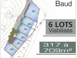 Vends terrain viabilisés