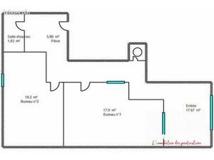 Murs commerciaux 63 m² Montpellier