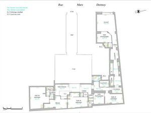 190m2 VENTE MUR ET FONDS CENTRE MEDICAL - 75018 Rue Marx Dormoy