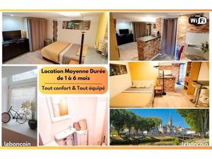 ? Jolie studio meublé et équipé avec courette privée dans rue calme en Centre ville Fonten