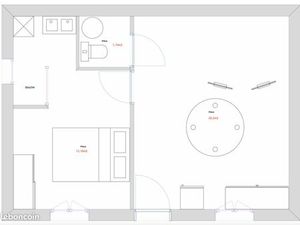 Location T2 St Jean de la ruelle