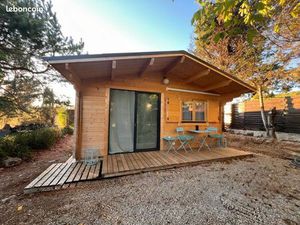 Location chalet en bois meublé