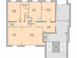 Appartement 4 pièces 68 m²