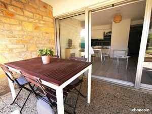 T2 meublé avec terrasse et jardin - 200m plage■T2 meublé avec terrasse et jardin - 200m pl