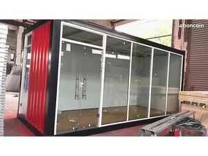 Container House 13 57 m² NEUF — Grande façade vitrée — Idéal bureau / commerce