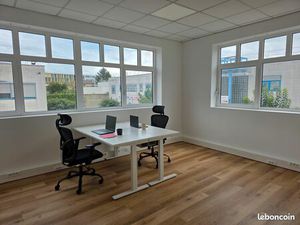 Location bureaux équipés - 10 à 17 m² - Rénovation neuve - Proche métro Jean Jaurès