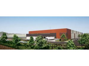 Entrepôt logistique en façade A7